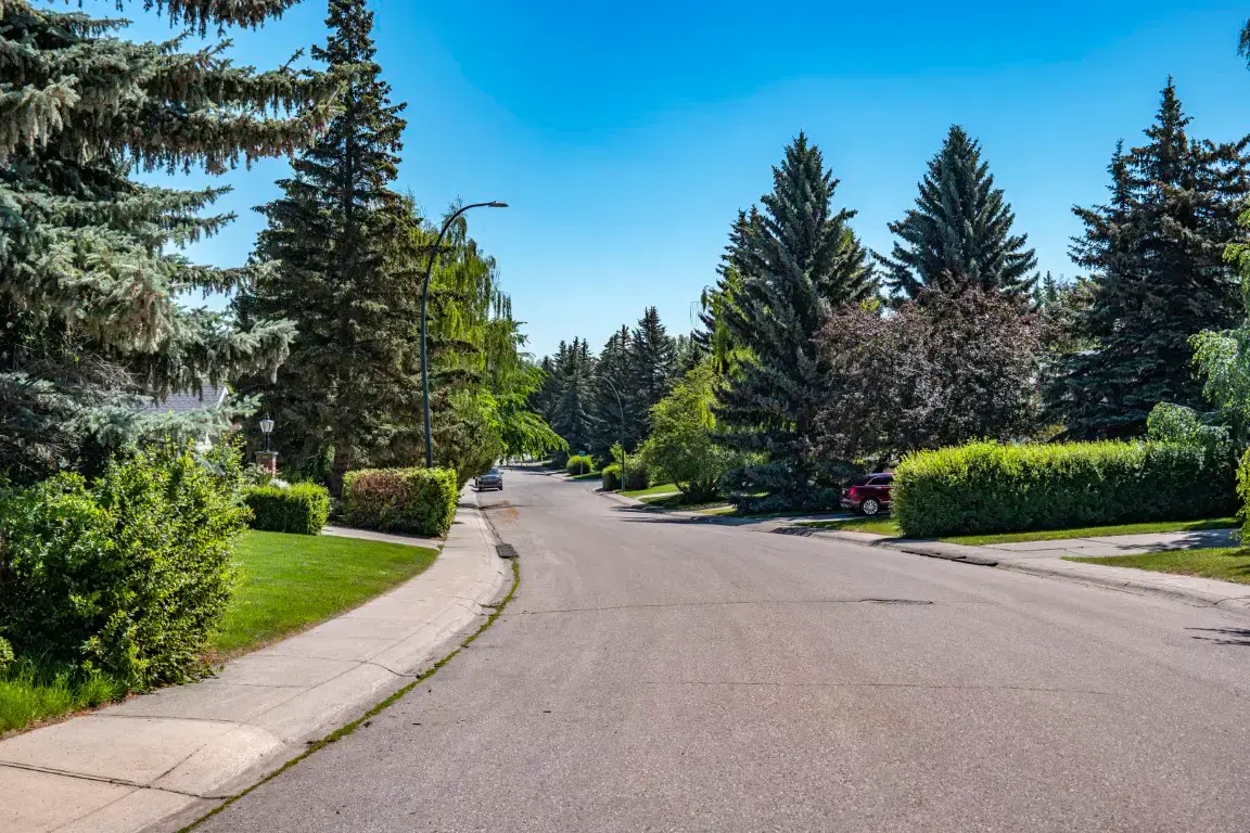 A residential street in Bayview